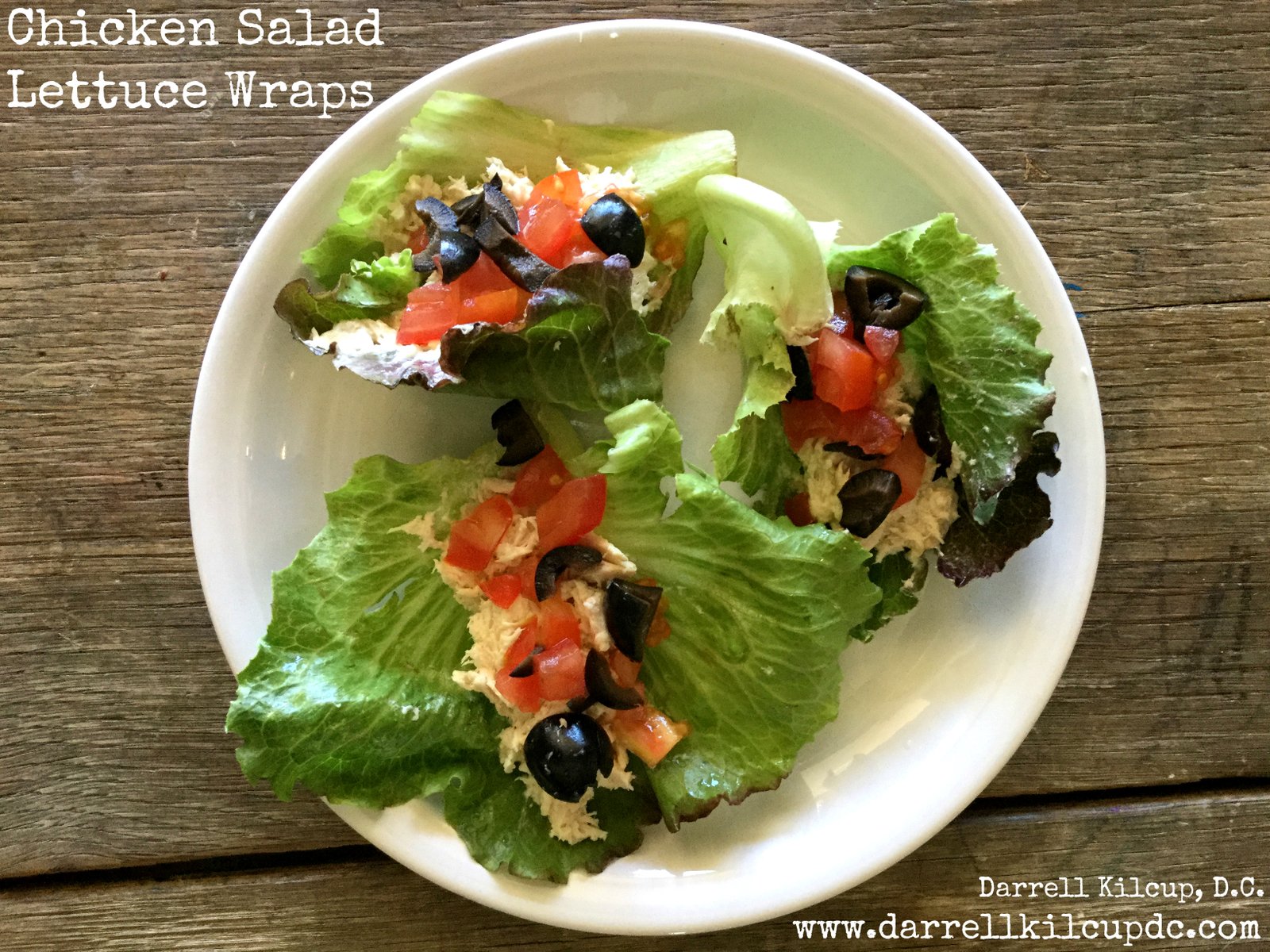 Chicken Salad Lettuce Wraps (Paleo, Gluten-Free, Dairy-Free, Sugar-Free)