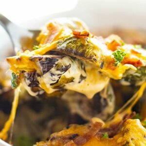 How to Make Creamy Keto Brussel Sprout Casserole with Bacon