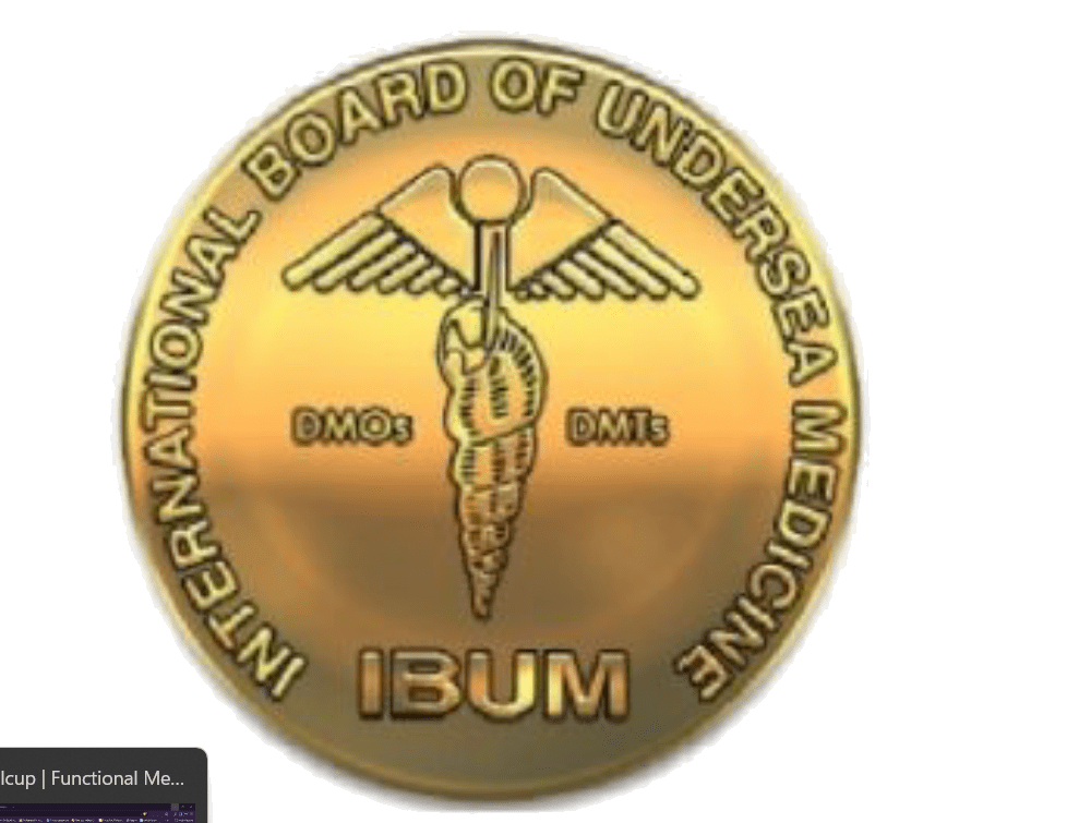 IBUM Functional Medicine Hyperbaric Clinician, International Board of Undersea Medicine